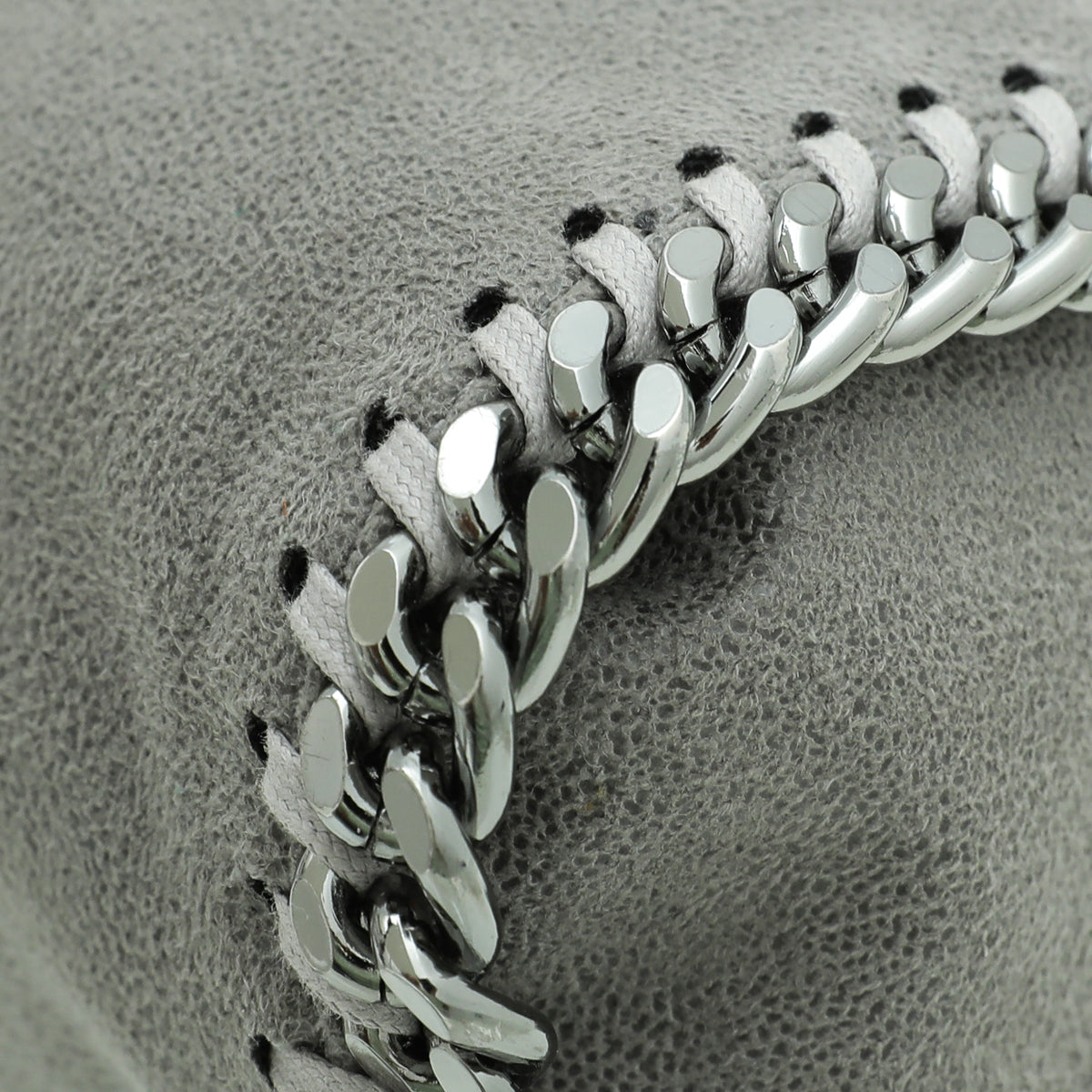 Stella Mccartney Grey Falabella Small Tote Bag