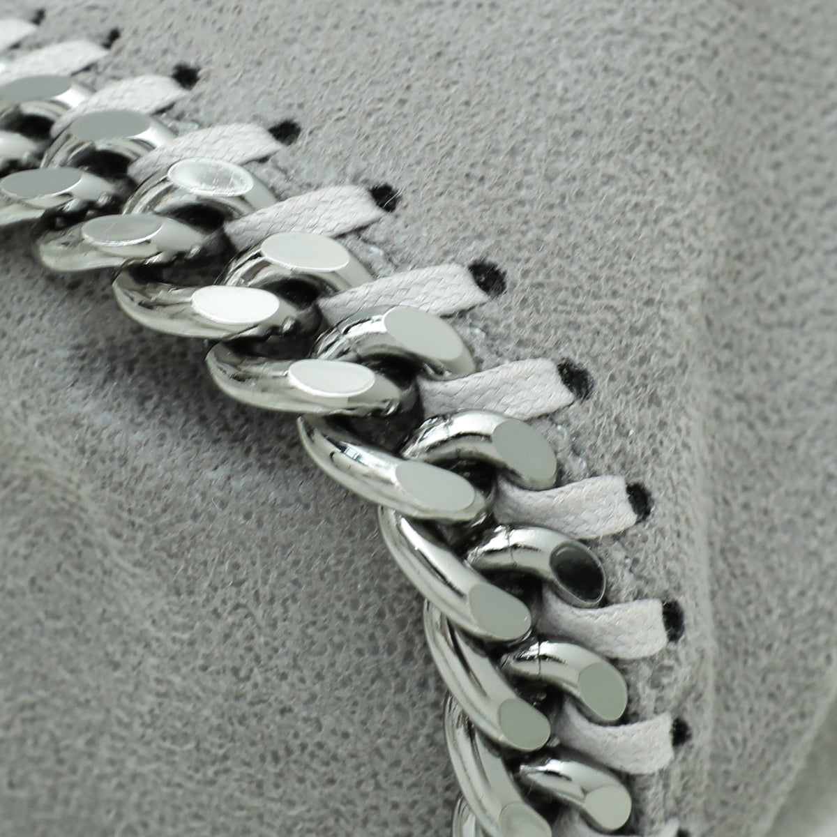 Stella Mccartney Grey Falabella Small Tote Bag