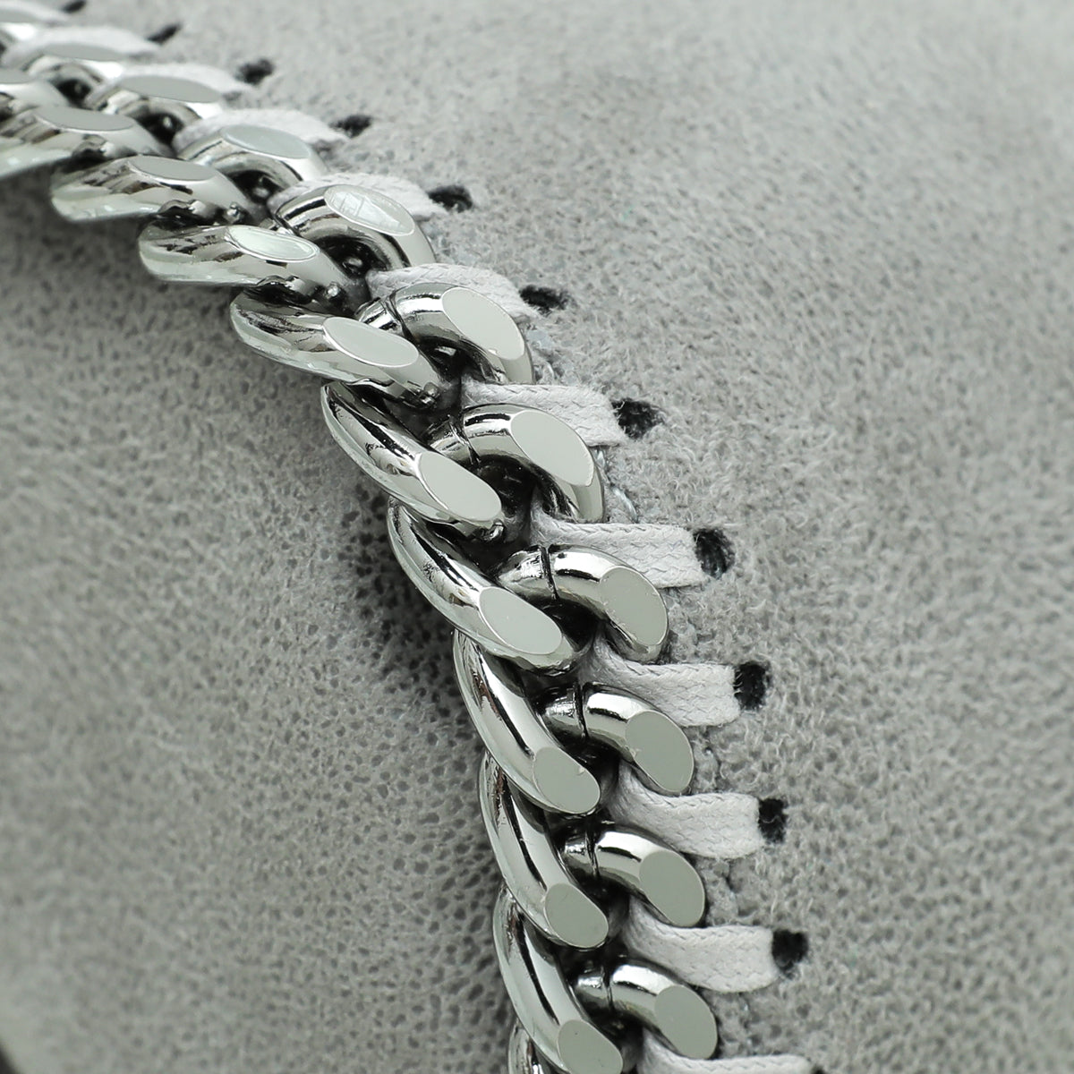 Stella Mccartney Grey Falabella Small Tote Bag