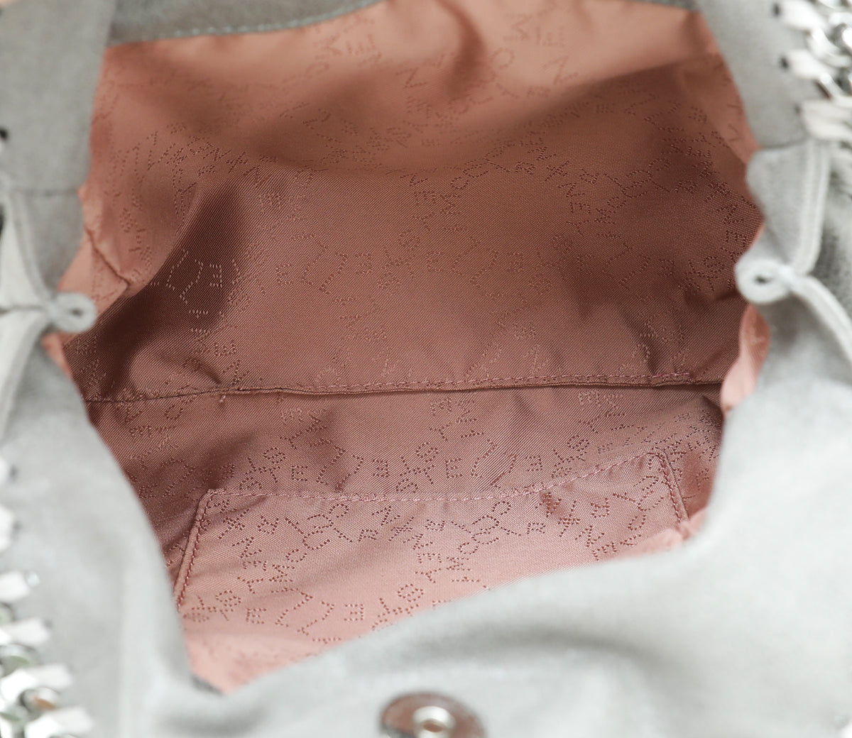 Stella Mccartney Grey Falabella Small Tote Bag
