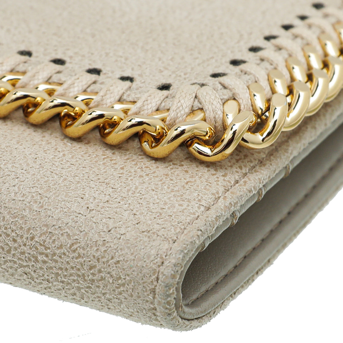 Stella McCartney Beige Falabella Trifold Wallet