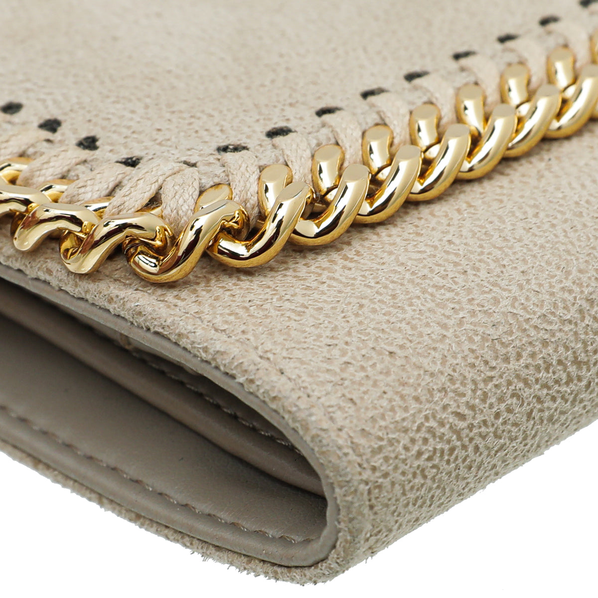 Stella McCartney Beige Falabella Trifold Wallet