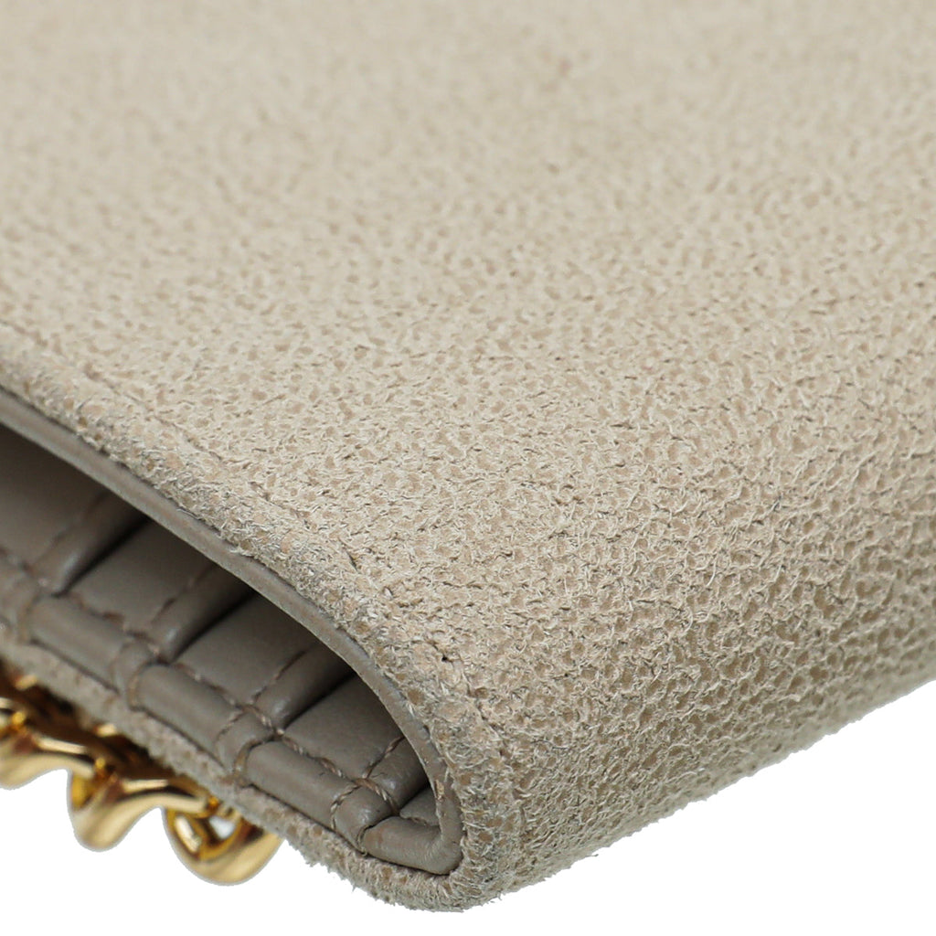 Stella McCartney Beige Falabella Trifold Wallet