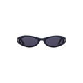 "TART" Oval Acetate Sunglasses – PCK (Polished Blue)