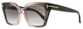 Tom Ford Winona Sunglasses TF1030 20G Gray-Rose 53mm FT1030 Gray-Rose
