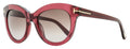 Tom Ford Odette Sunglasses TF1189 69T Bordeaux 53mm FT1189 Bordeaux