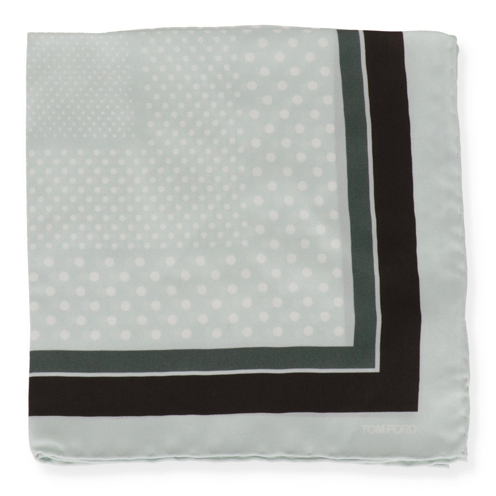 Tom Ford Mens Mint Pocket Square