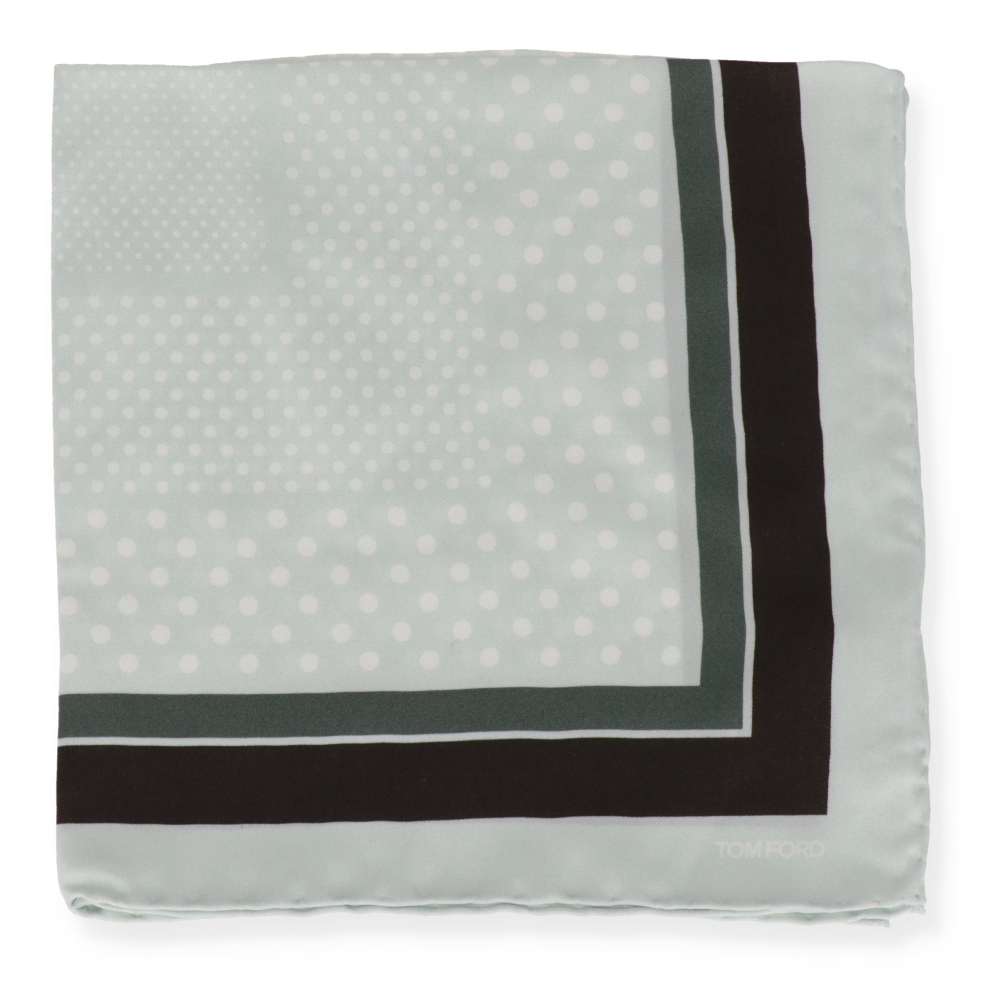 Tom Ford Mens Mint Pocket Square