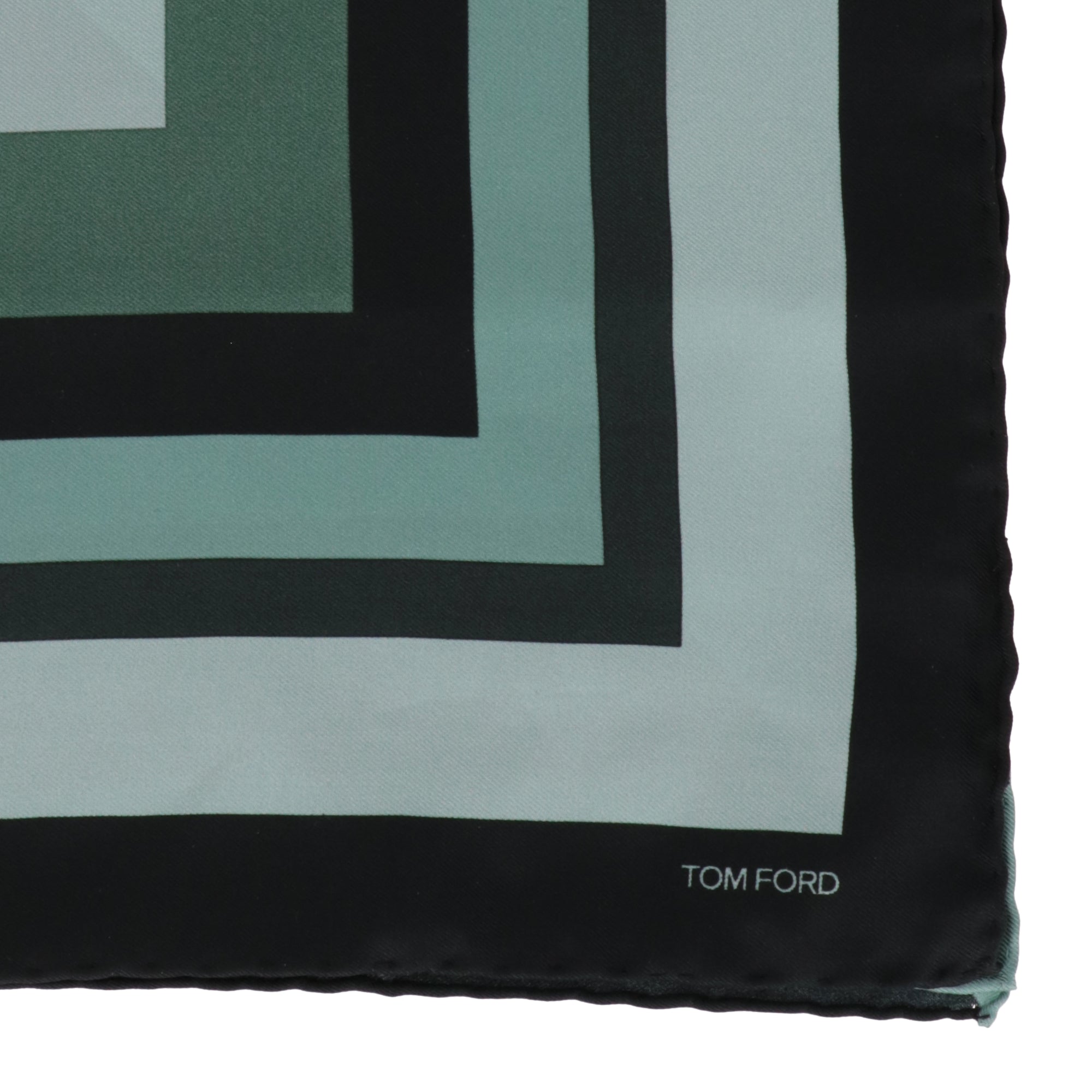 Tom Ford Mens Light Green Pocket Square