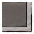 Tom Ford Mens Grey Pocket Square