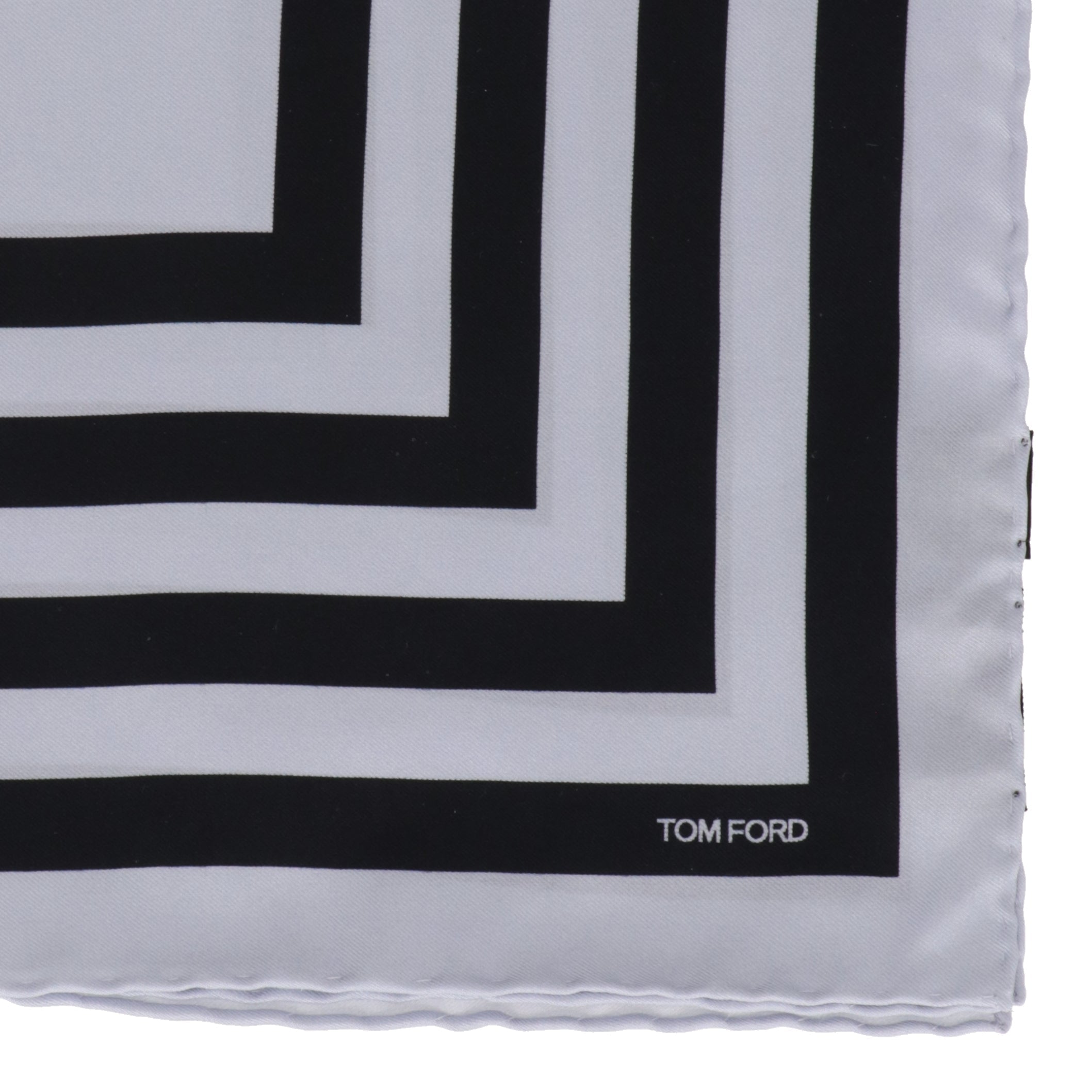 Tom Ford Mens Light Blue Pocket Square