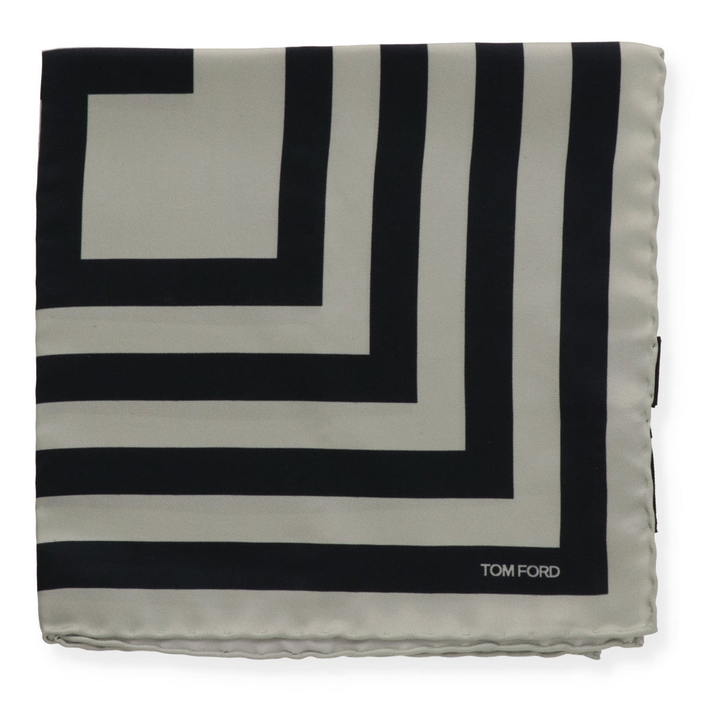 Tom Ford Mens Light Green Pocket Square