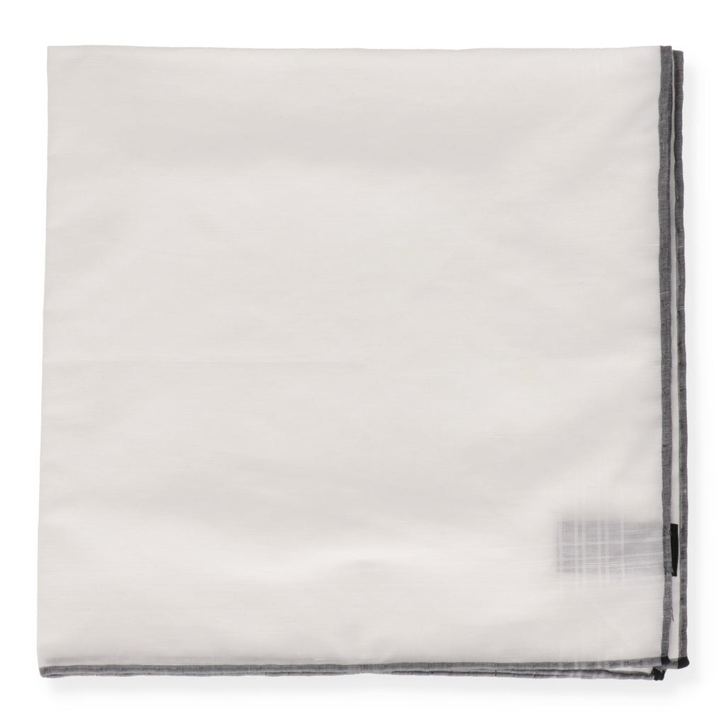 Tom Ford Mens White Pocket Square