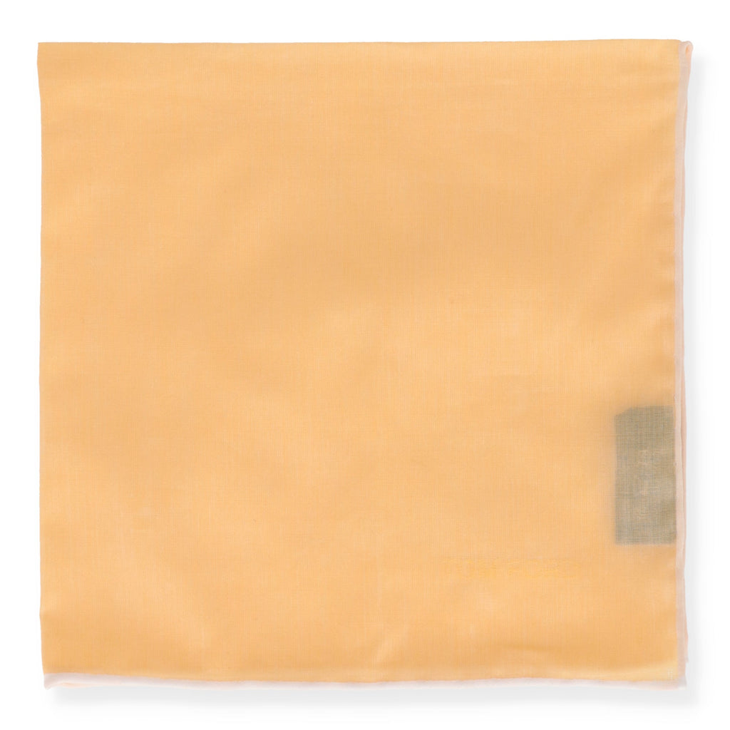 Tom Ford Mens Yellow Pocket Square
