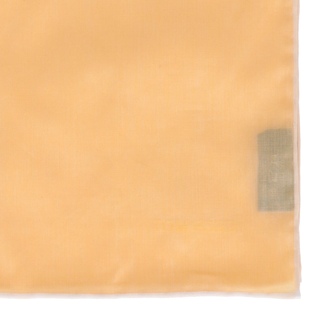 Tom Ford Mens Yellow Pocket Square