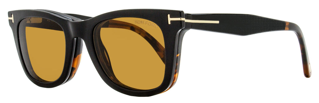 Tom Ford Magnetic Clip-on Eyeglasses TF5970-B 005 Black/Havana 50mm FT5970