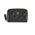 Chanel Caviar Zippy Black Wallet