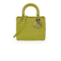 Dior Medium Lady Dior Lambskin Yellow