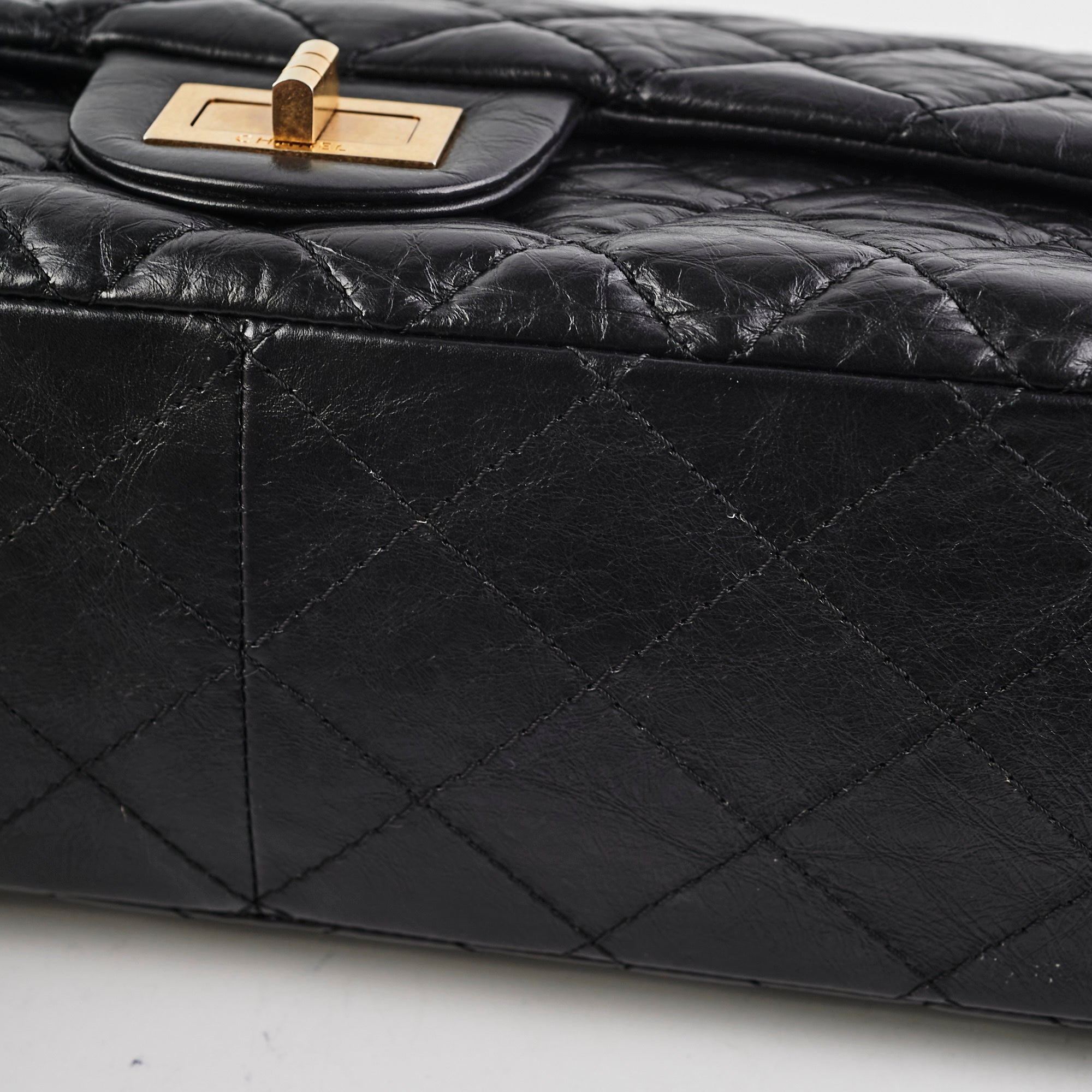 Chanel Reissue Maxi 227 Black Shoulder Bag