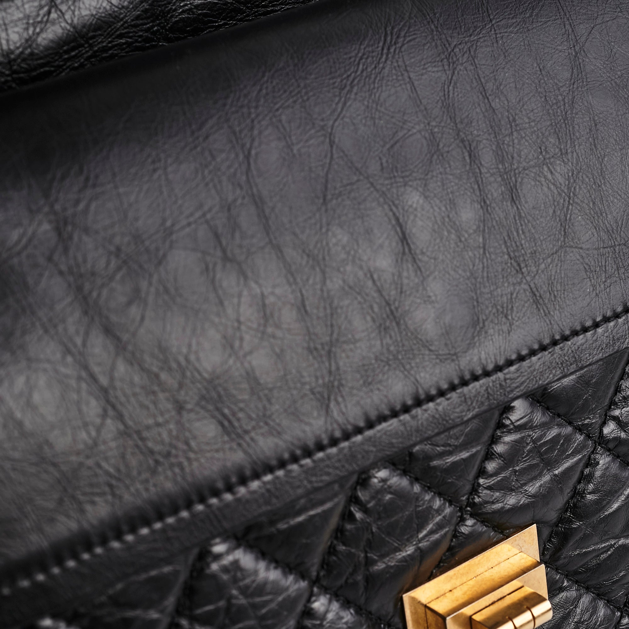 Chanel Reissue Maxi 227 Black Shoulder Bag