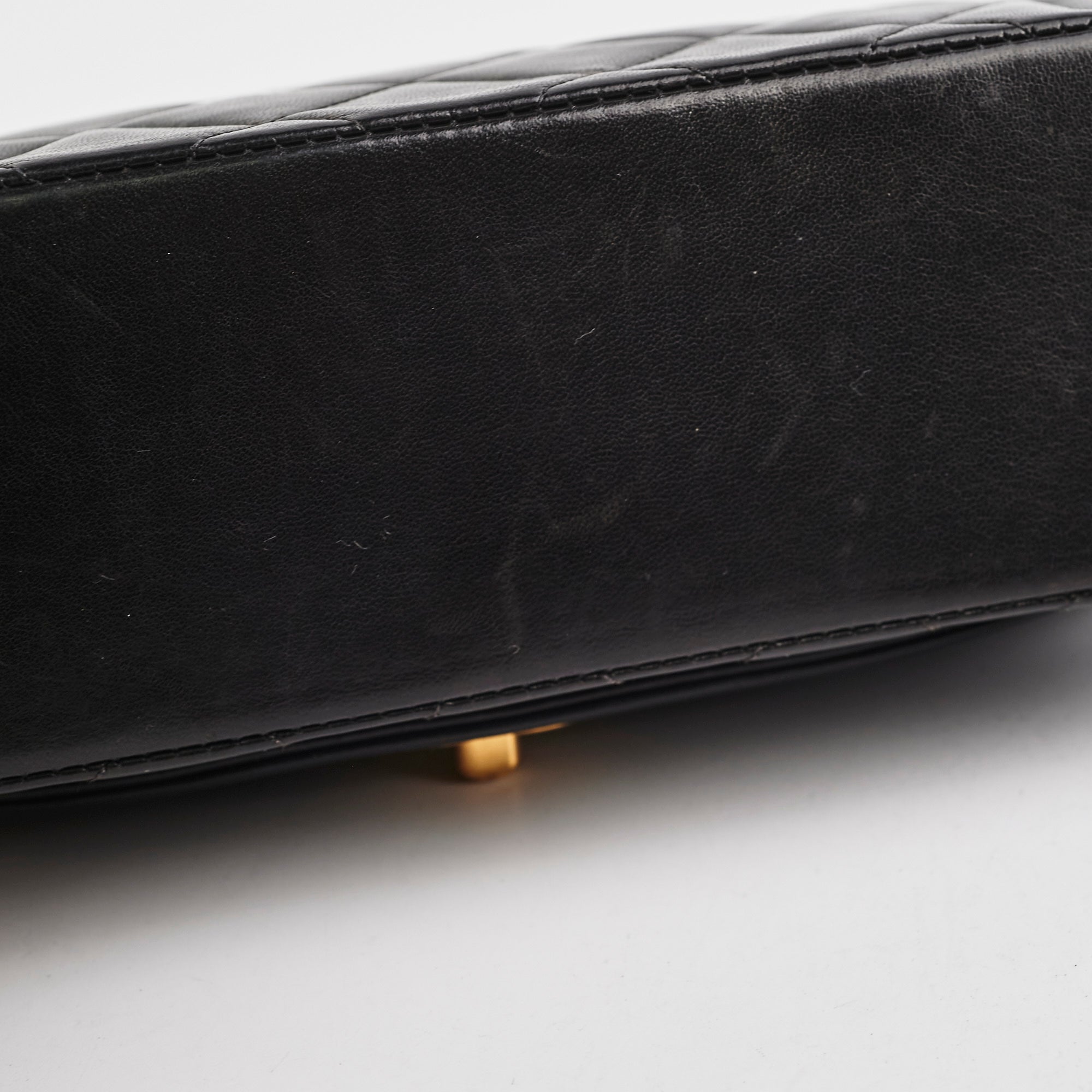 Chanel Small Vintage Diana Lambskin Black