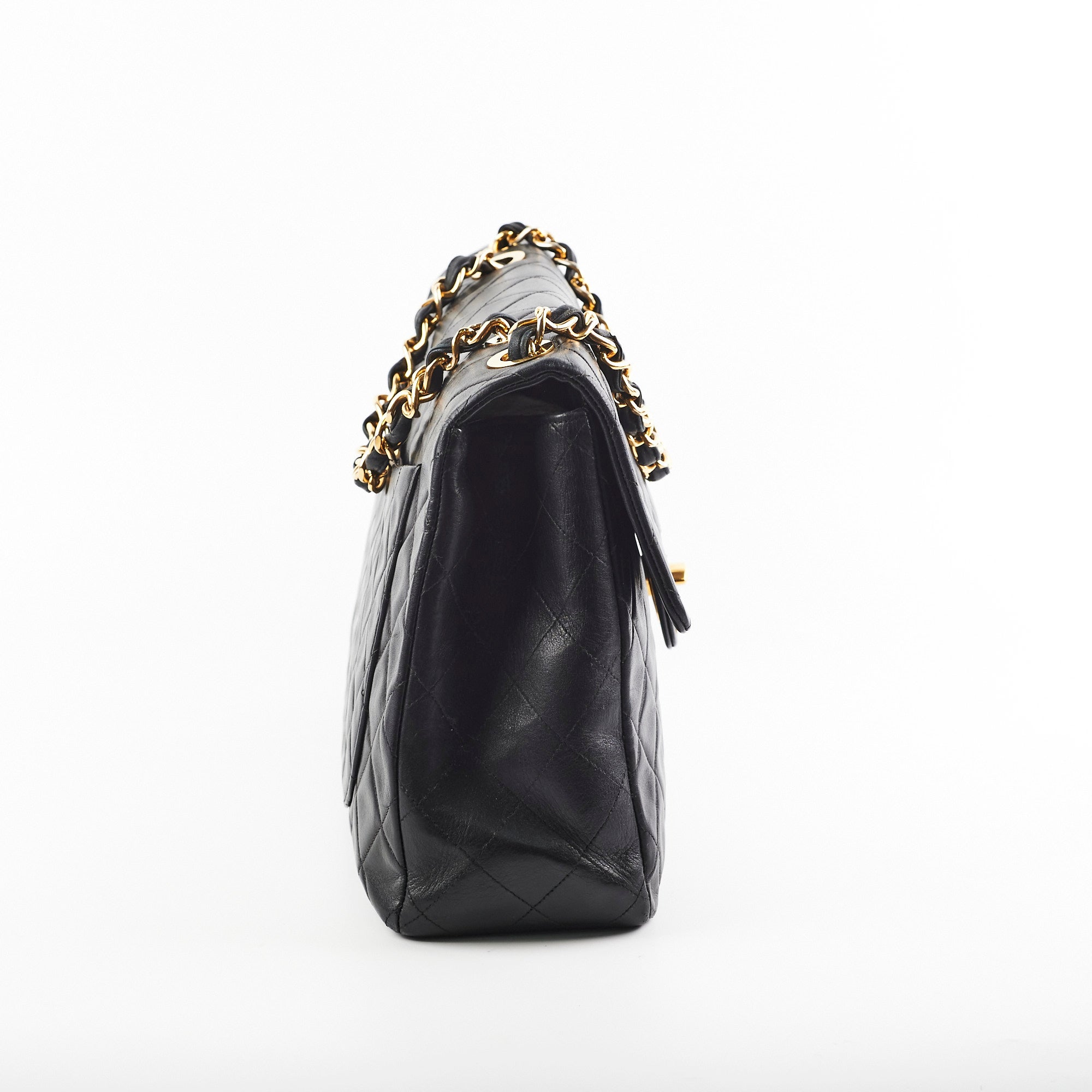 Chanel Maxi Vintage Jumbo Flap Black