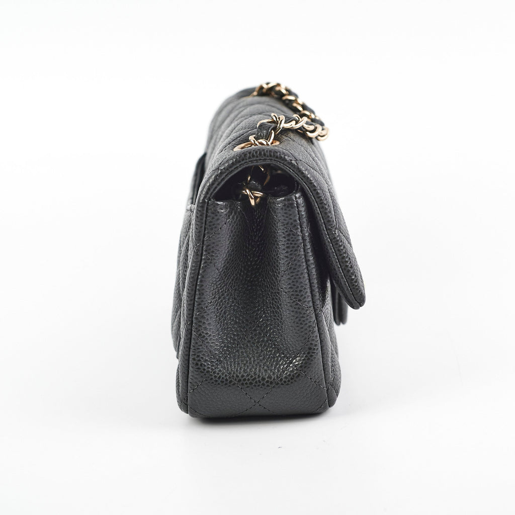 Chanel Mini Rectangular Dark Grey Caviar