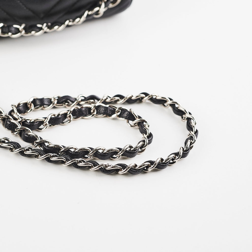 Chanel Mini Square Flap Black Caviar
