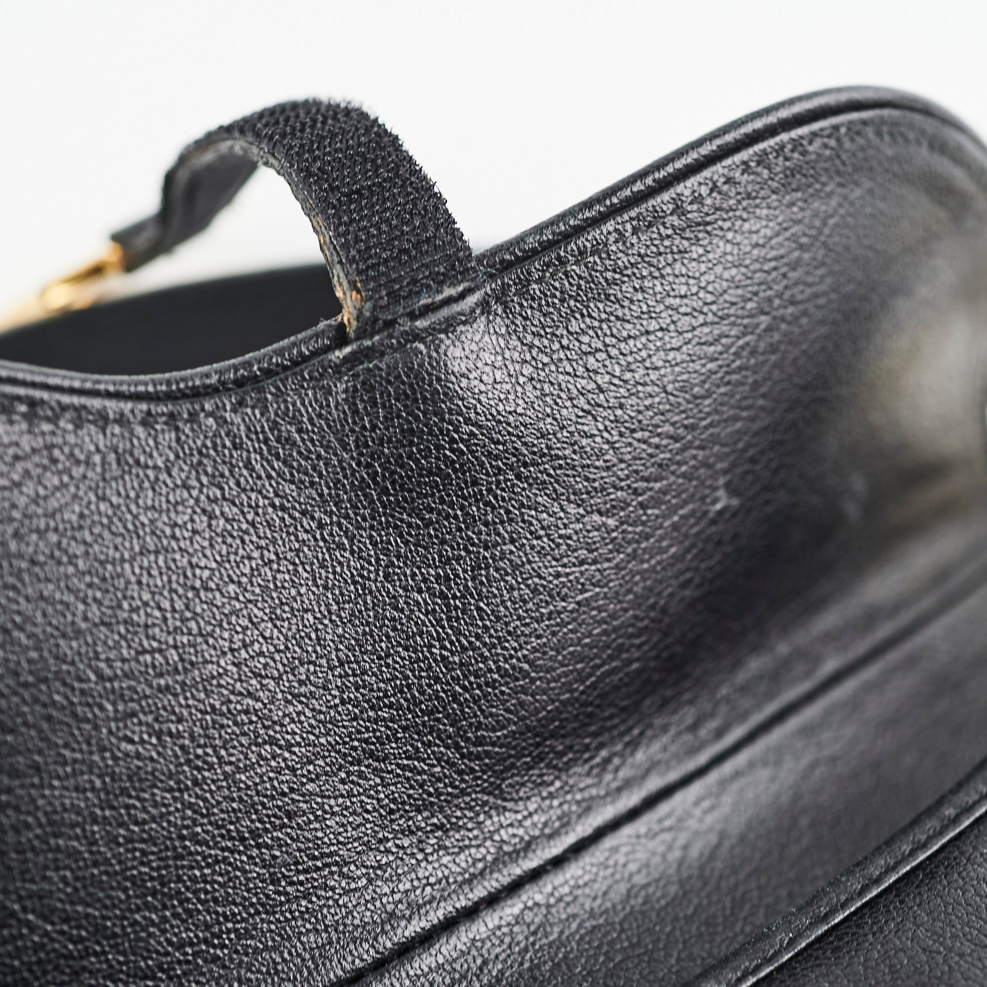 Christian Dior Vintage Shoulder Black Bag