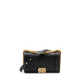 CHANEL Medium Boy Bag Caviar Black