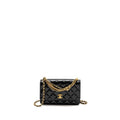 Chanel 24A Wallet On Chain Shiny Calfskin Black  (Microchip)
