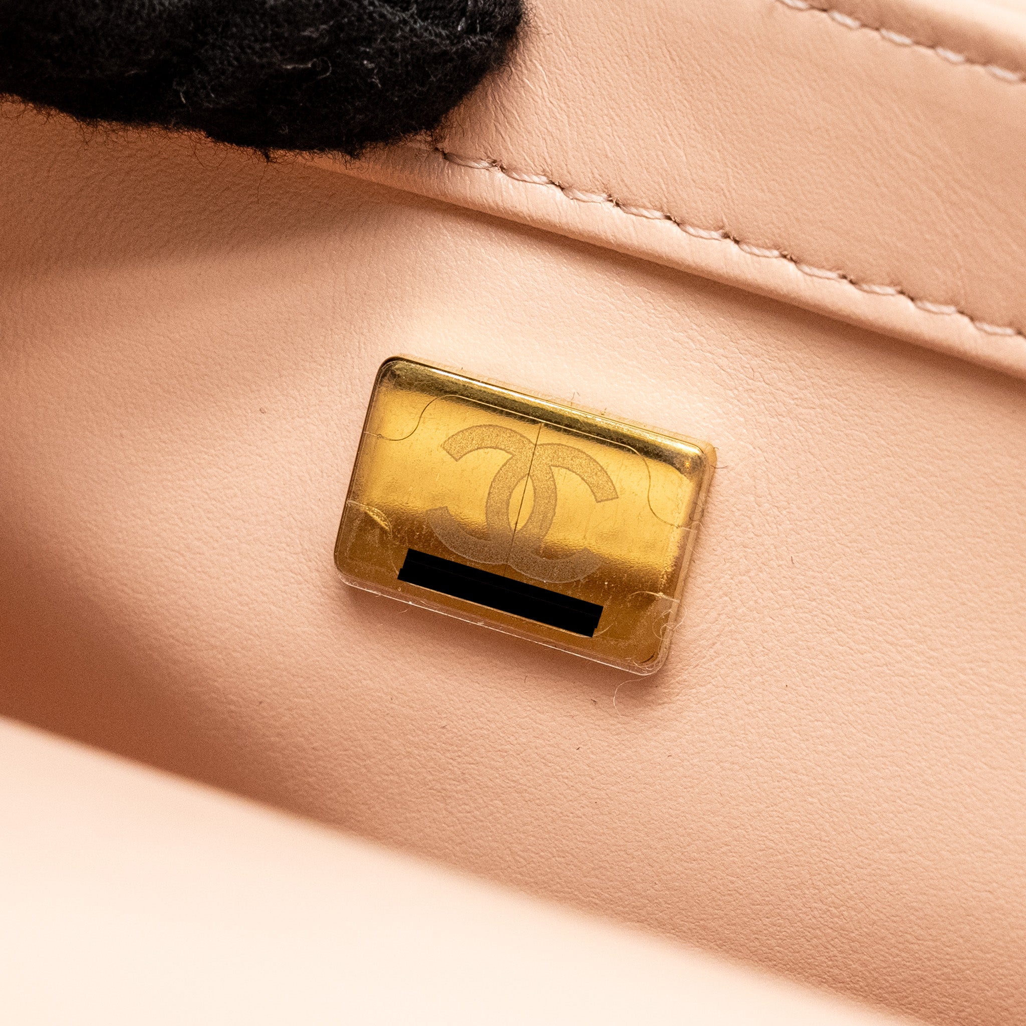 Chanel Gold Crush Mini Flap Bag Calfskin Light Pink  (microchip)