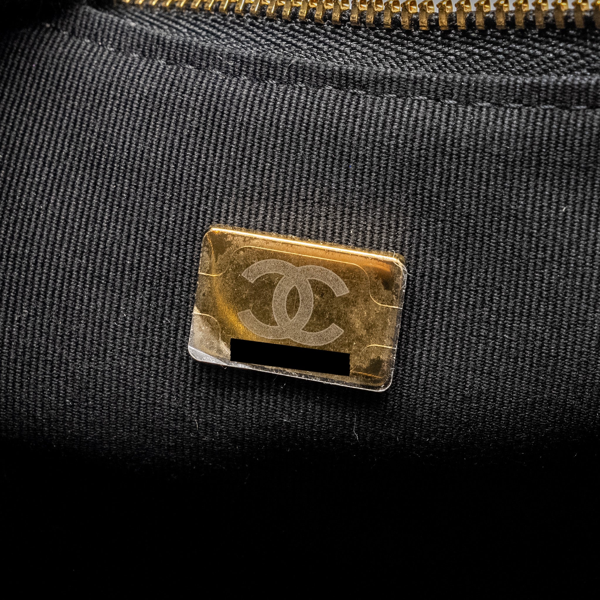 Chanel Small moon Hobo Bag Lambskin Black L (Microchip)