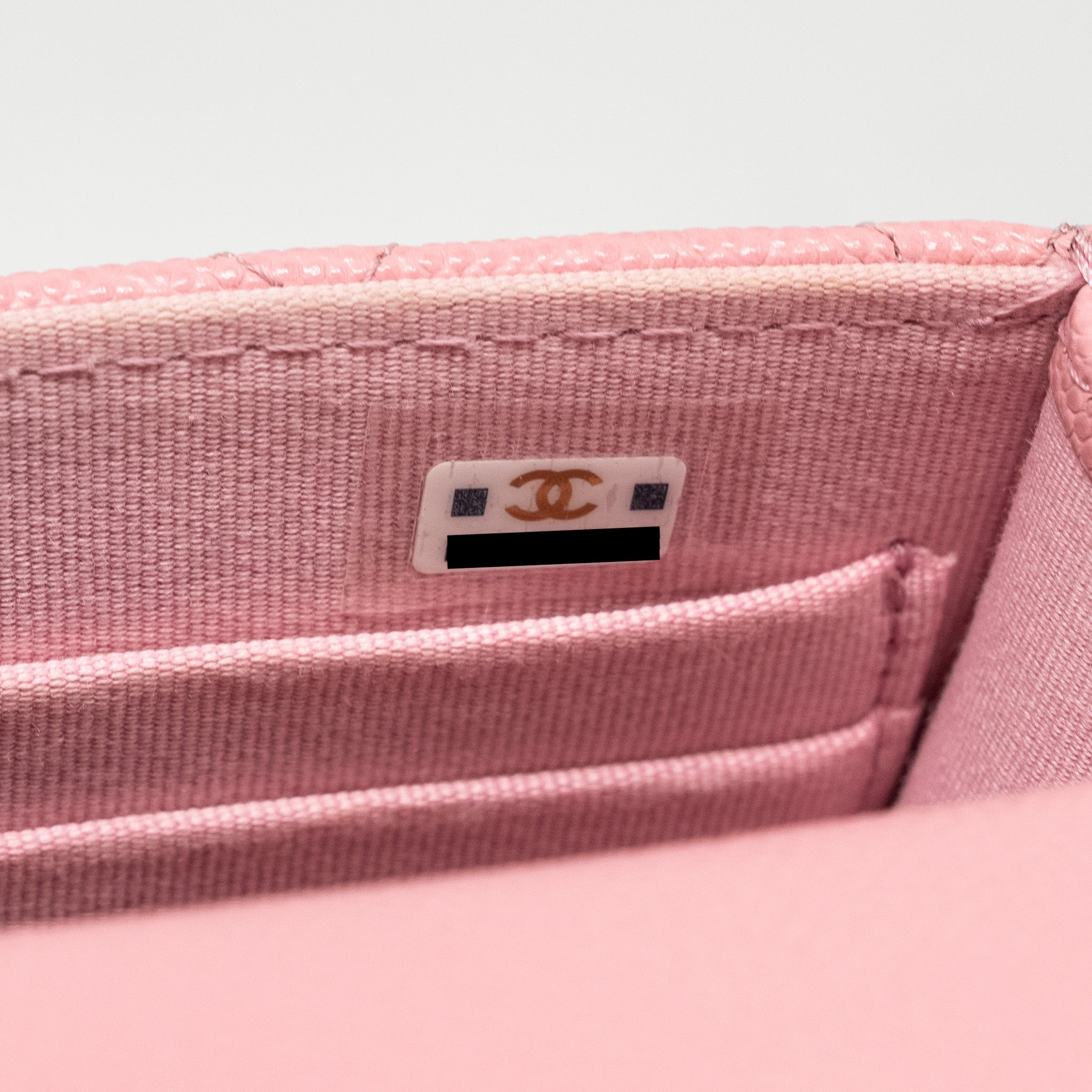 Chanel Mini Flap Bag With Chain Handle Caviar Pink  (microchip)