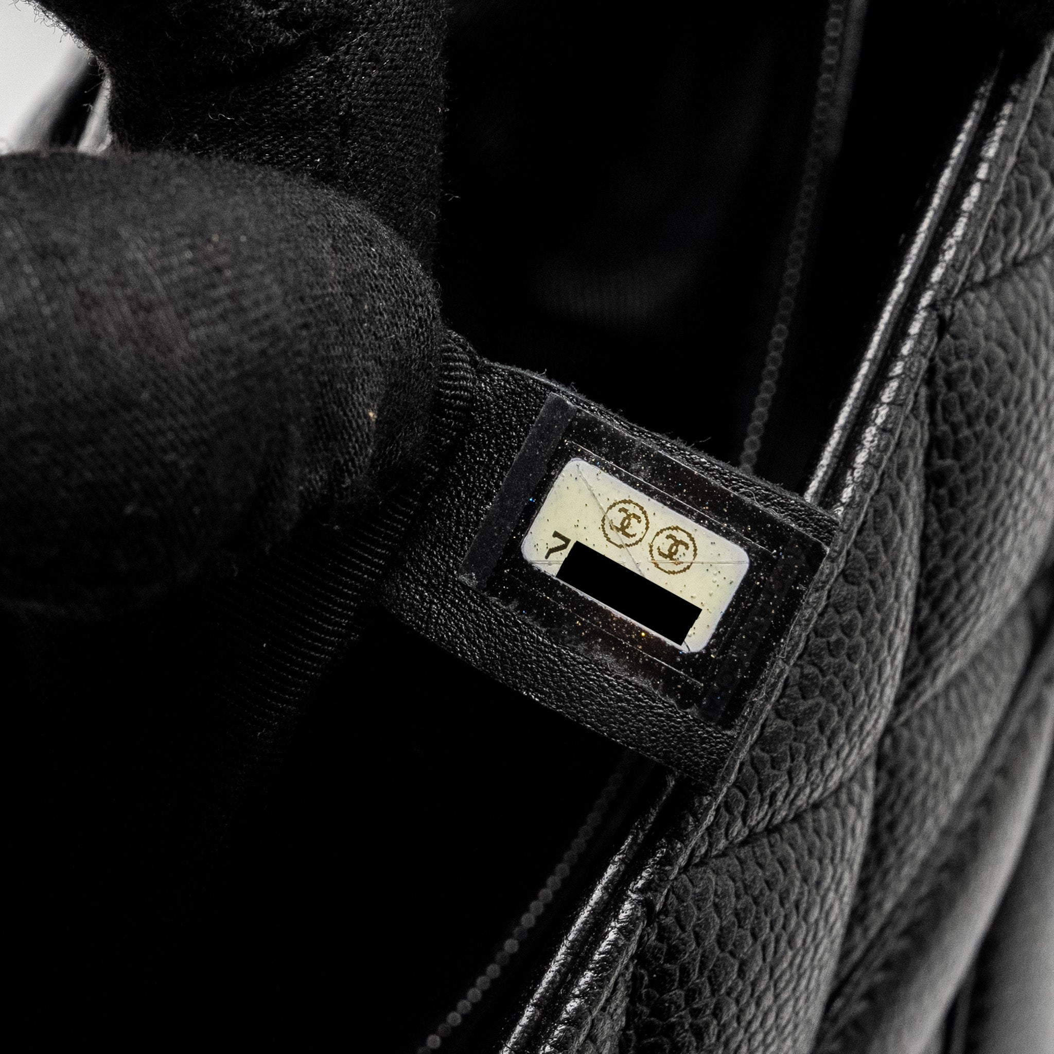 Chanel Medallion Tote Bag Caviar Black