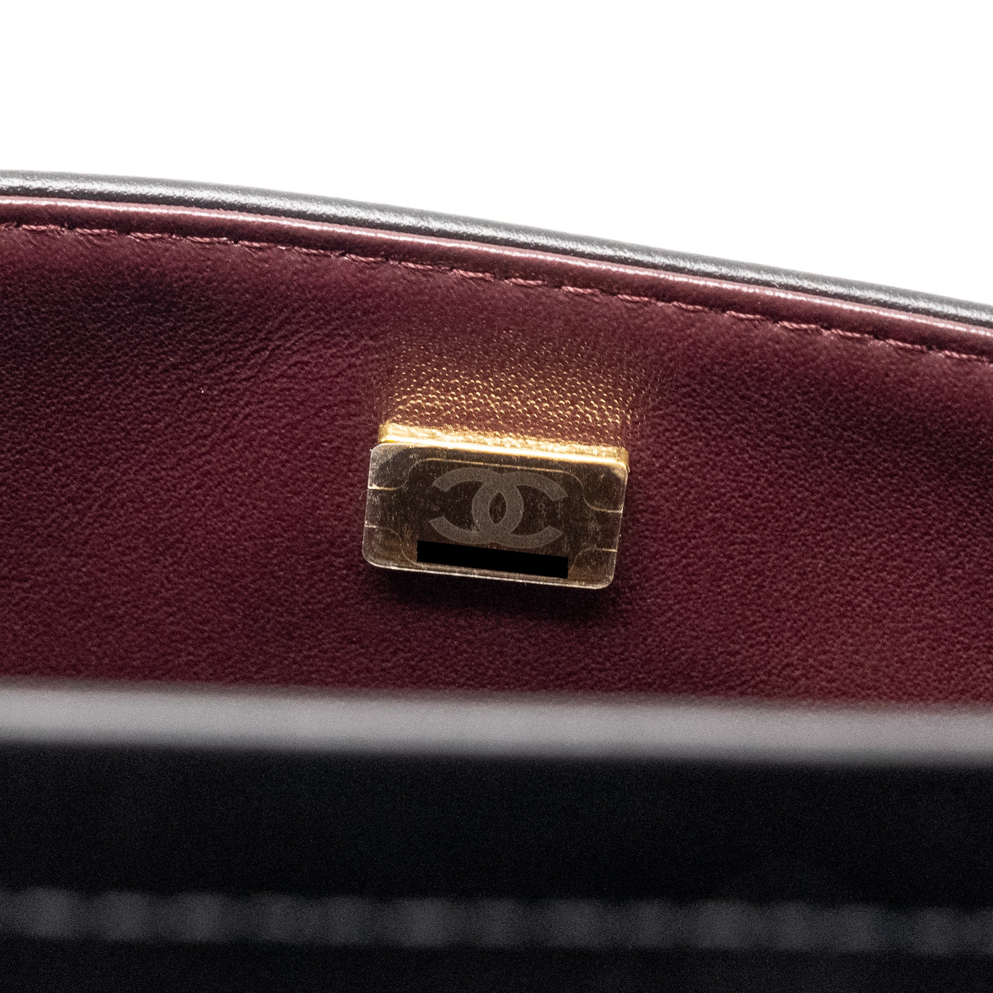 Chanel Small 2.55 Reissue Double Flap Bag Aged Calfskin Black  (Microchip)