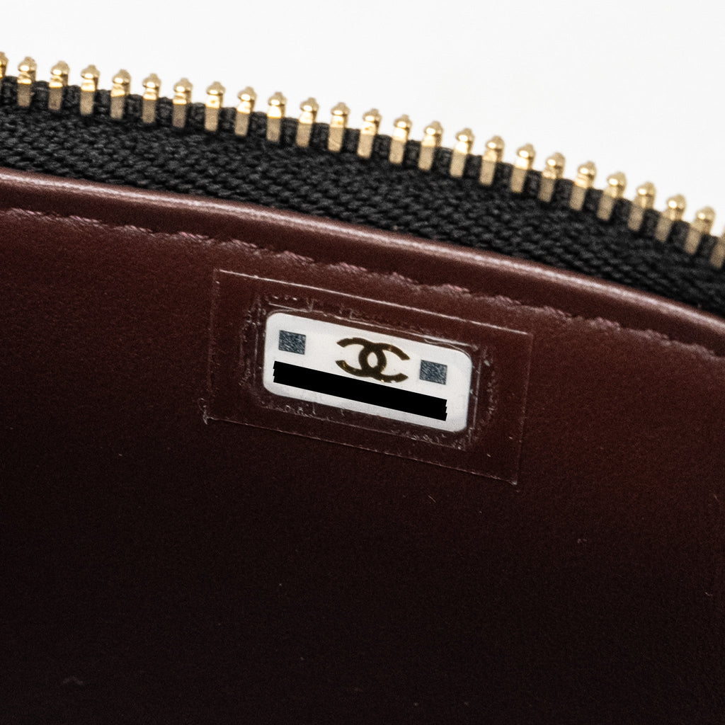 Chanel Mini Vanity with Chain Caviar Black L (Microchip)