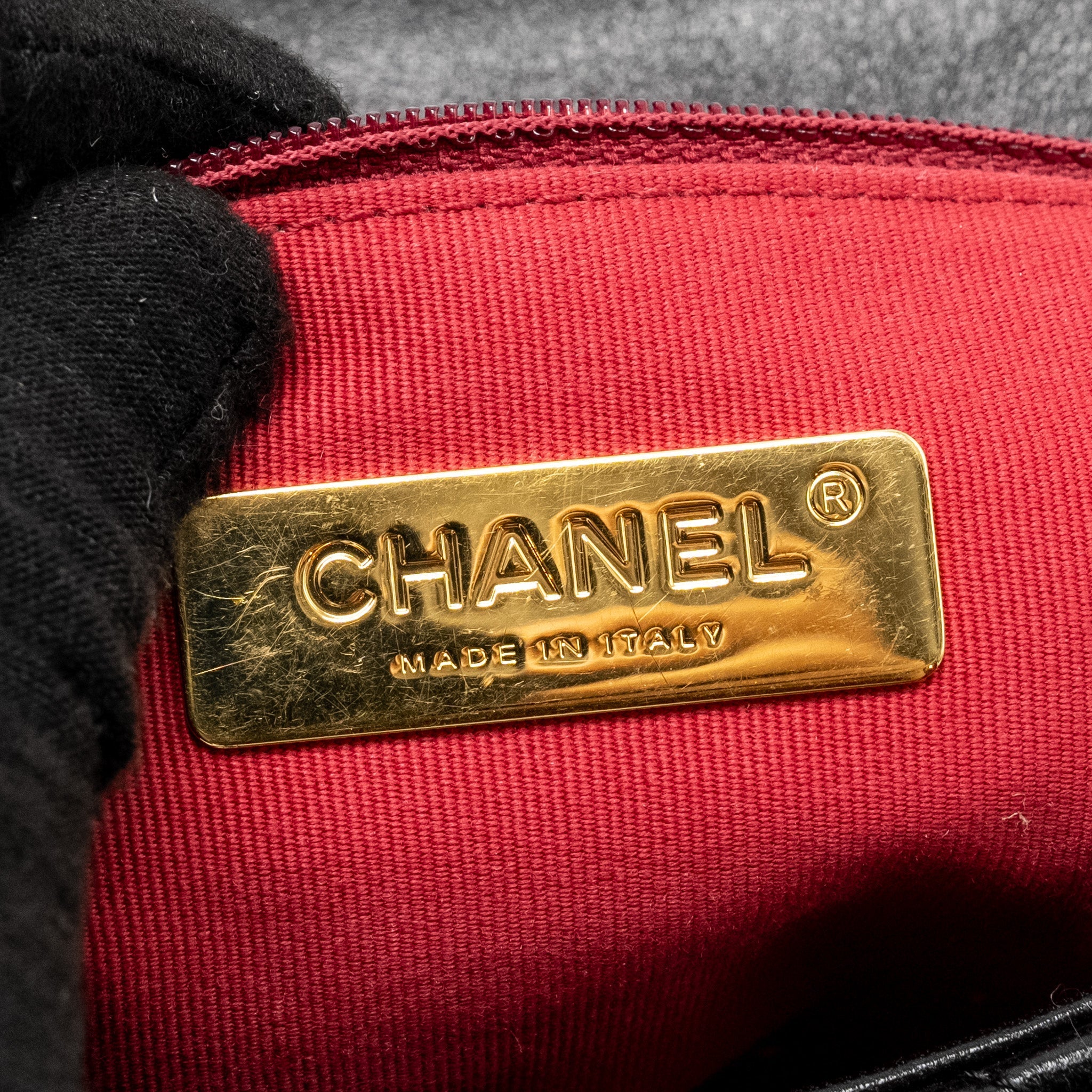 Chanel Small 19 Bag Lambskin Black  (microchip)