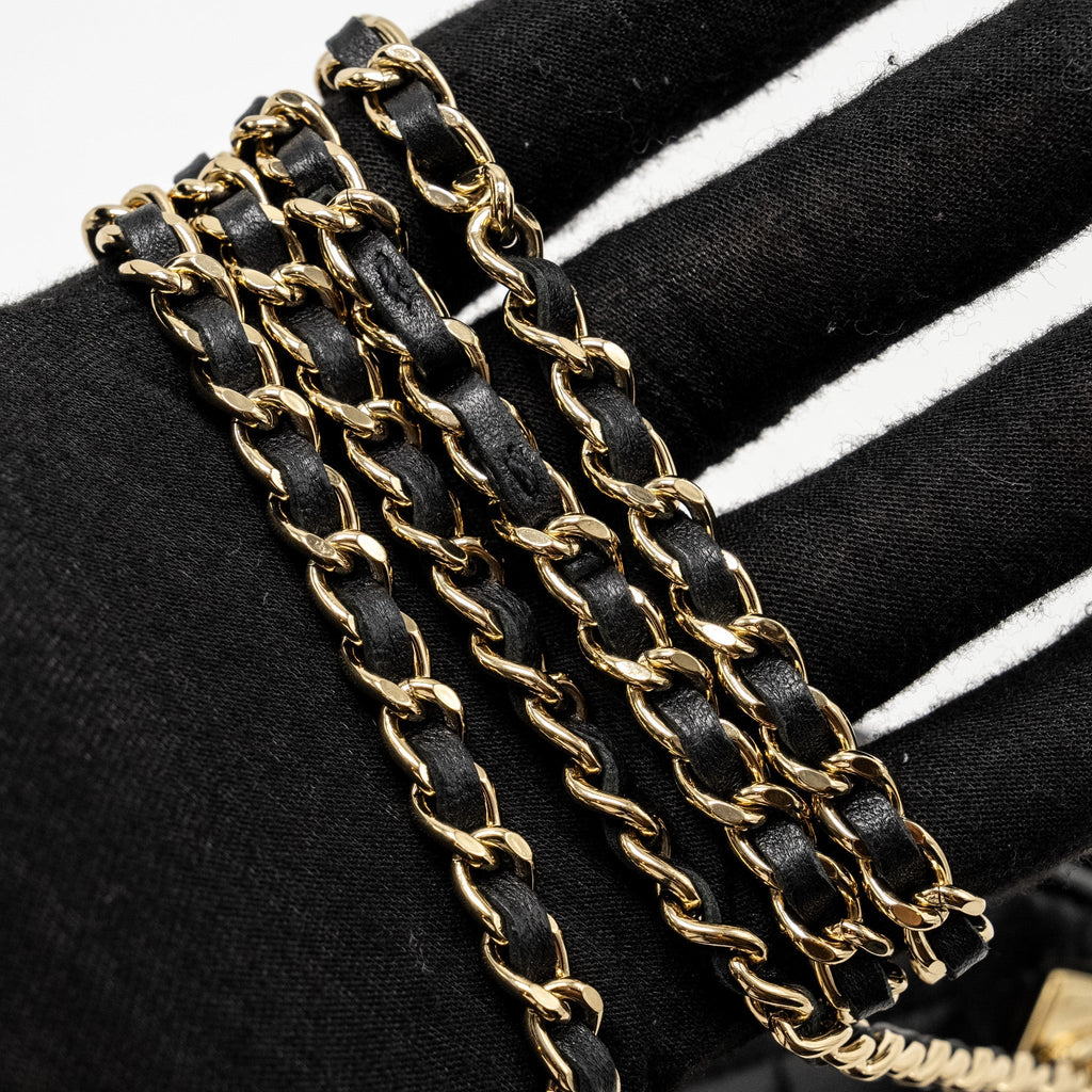 Chanel Trendy CC wallet on Chain lambskin black L (microchip)