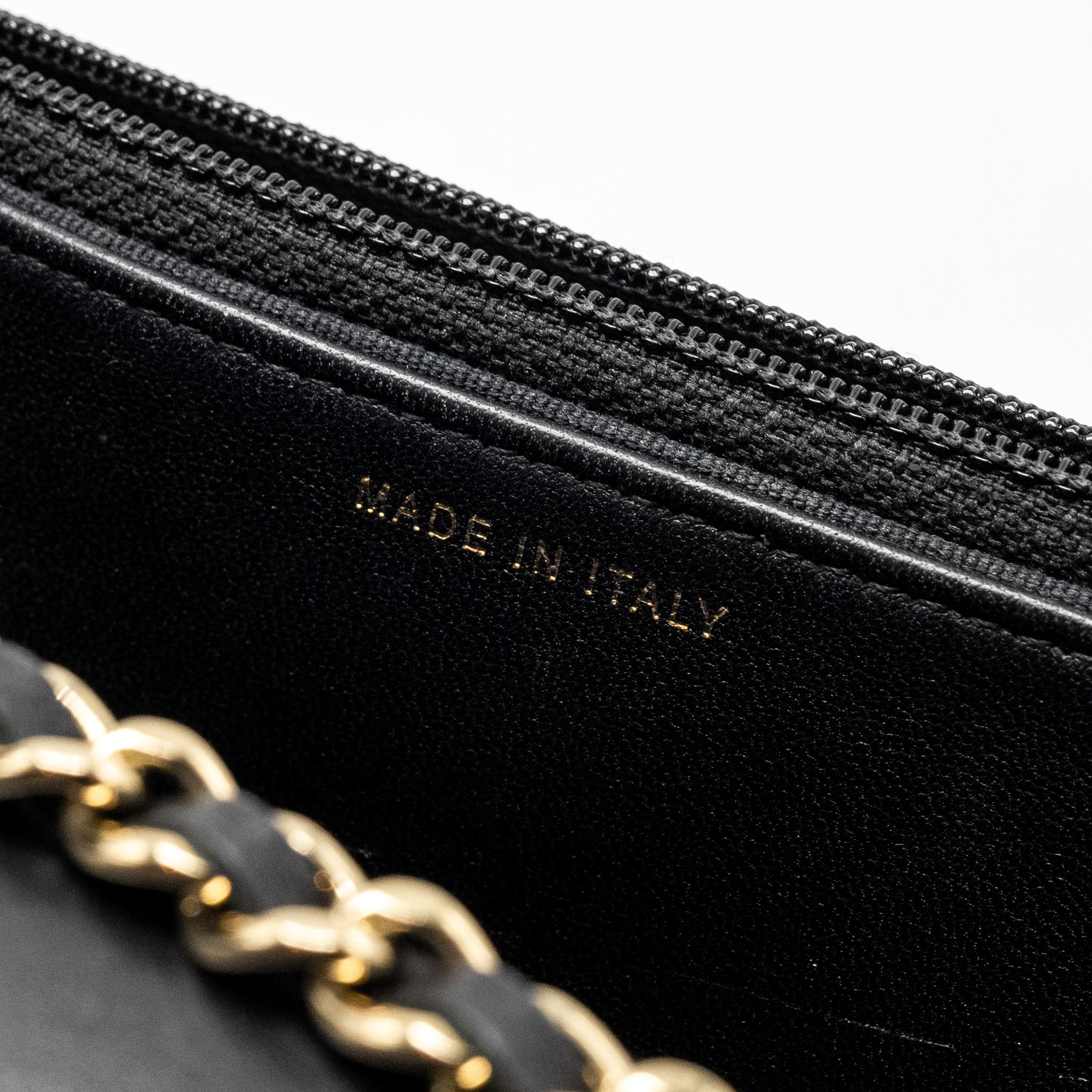 Chanel Trendy CC wallet on Chain lambskin black L (microchip)