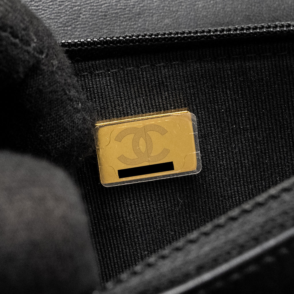 Chanel Trendy CC wallet on Chain lambskin black L (microchip)