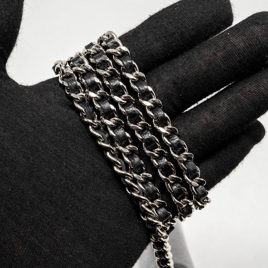 CHANEL Timeless Wallet On Chain Caviar Black