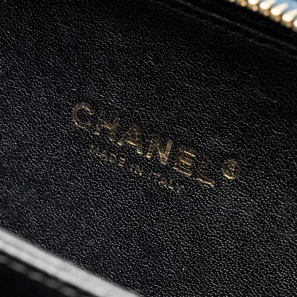 Chanel Small Filigree Vanity Camera Bag Caviar Navy/Black