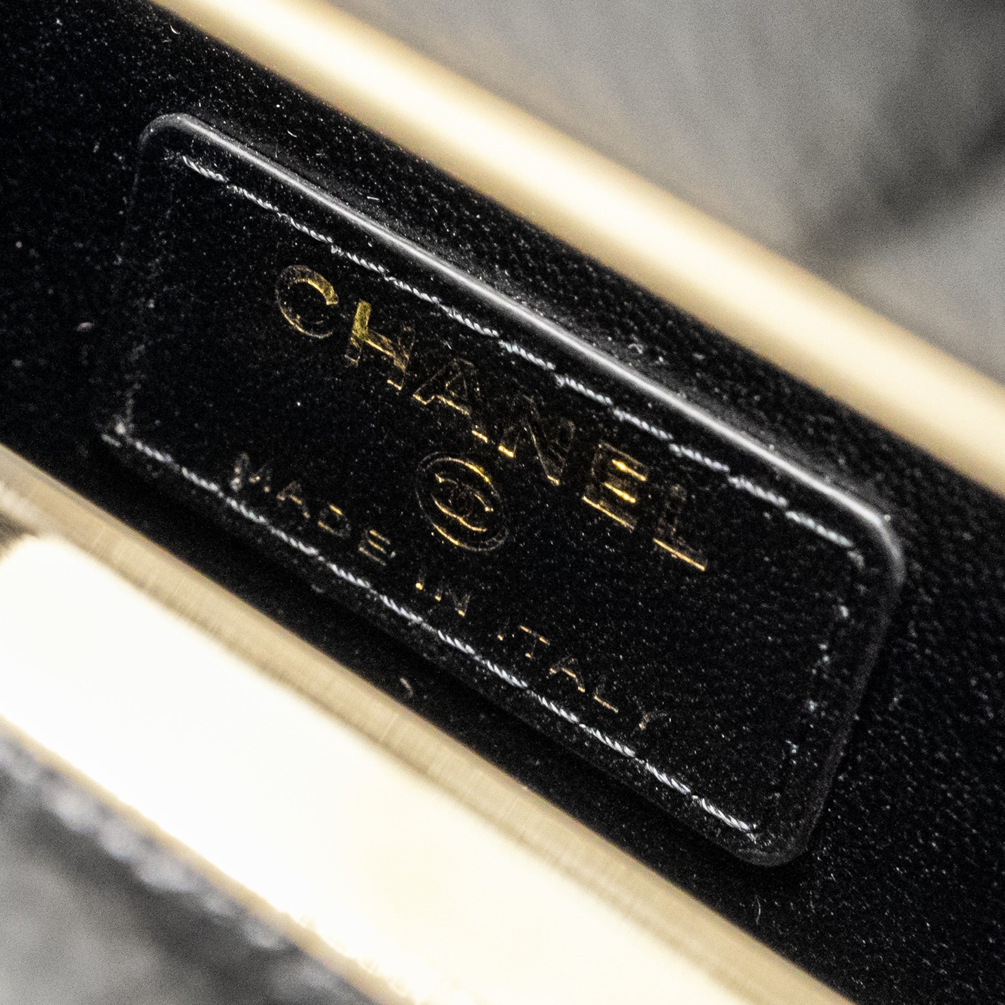 Chanel Quilted Evening Box Bag Caviar Black L (Microchip)