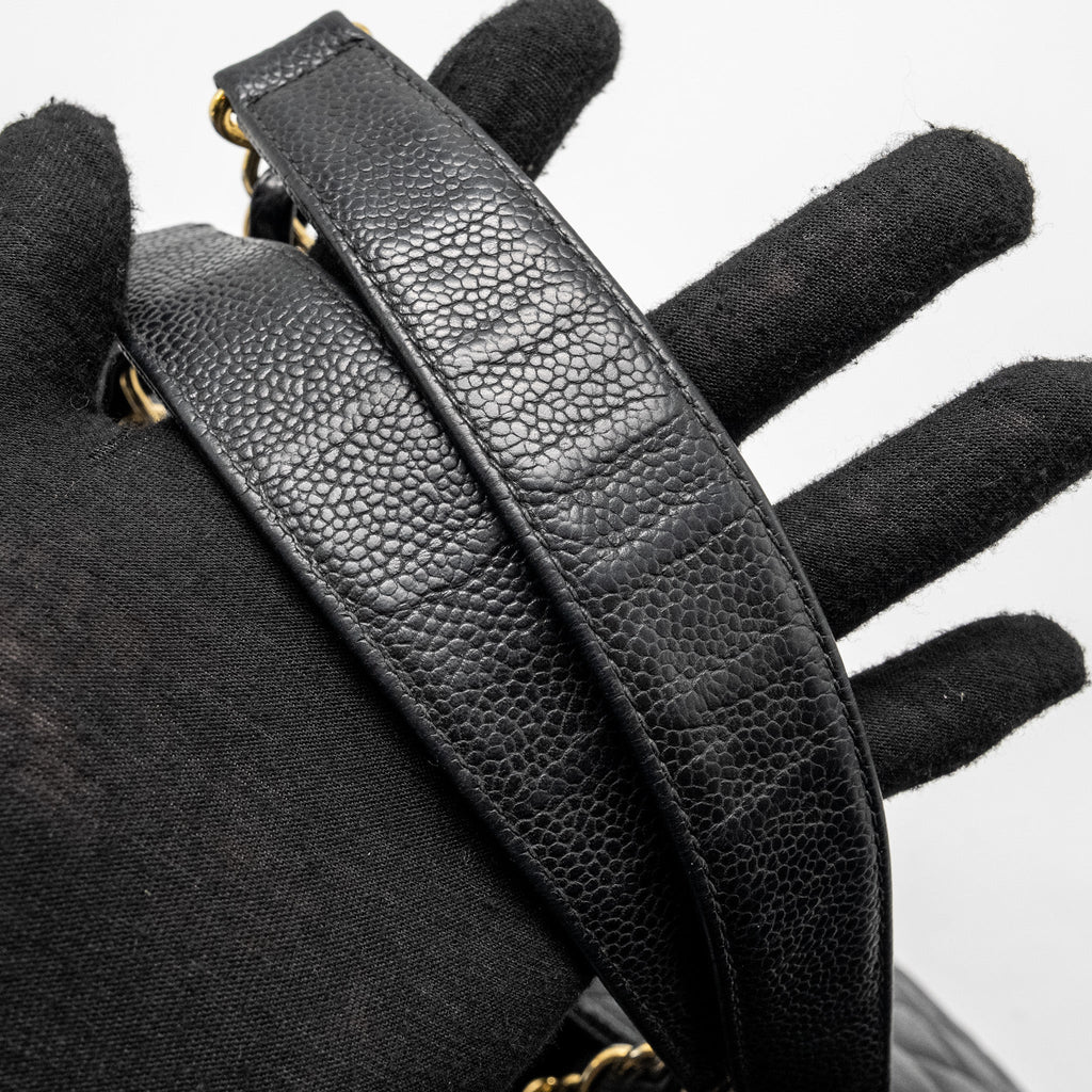 Chanel Grand Shopping Tote Bag XL Caviar Black