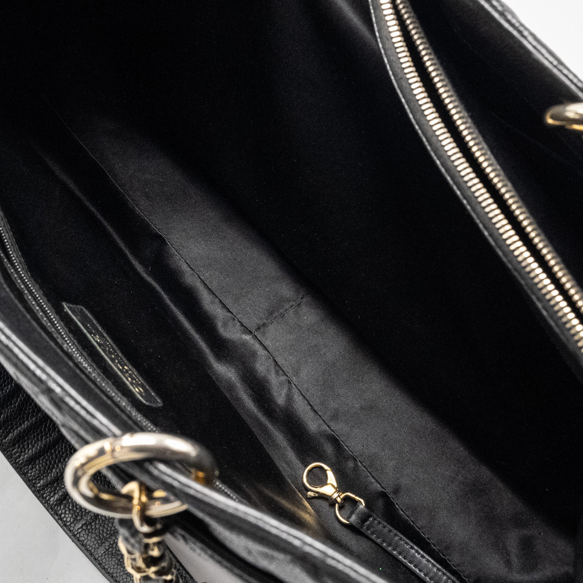 Chanel Grand Shopping Tote Bag XL Caviar Black