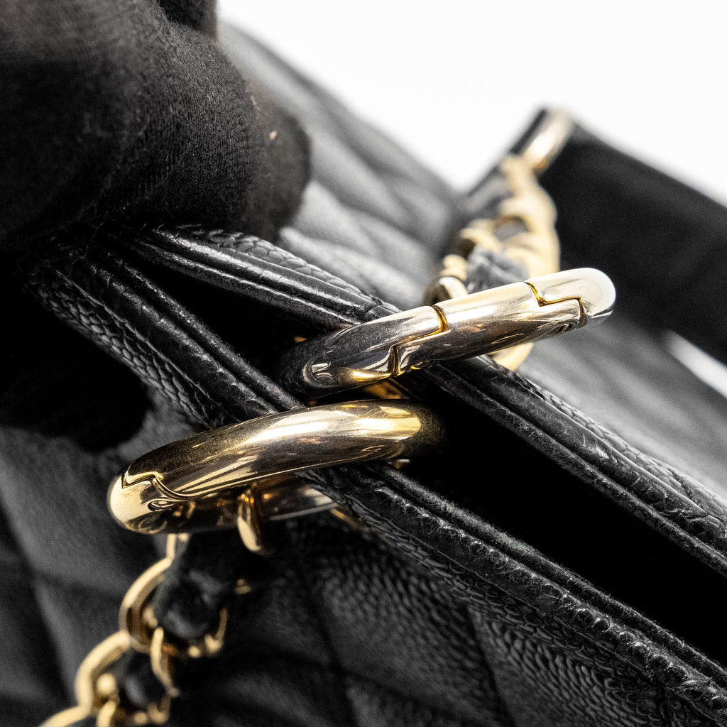Chanel Grand Shopping Tote Bag XL Caviar Black