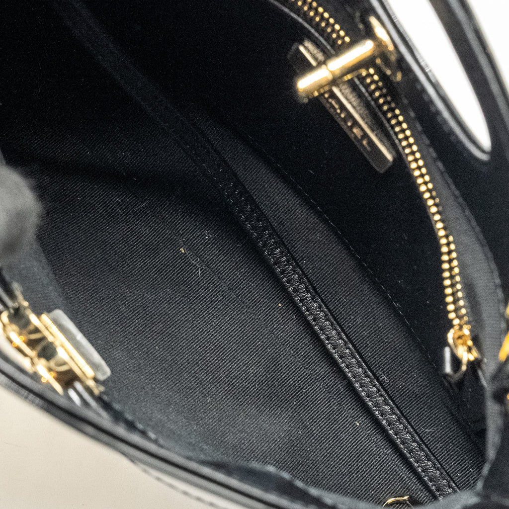 Chanel Mini 31 Bag Patent Black/Yellow L (Microchip)