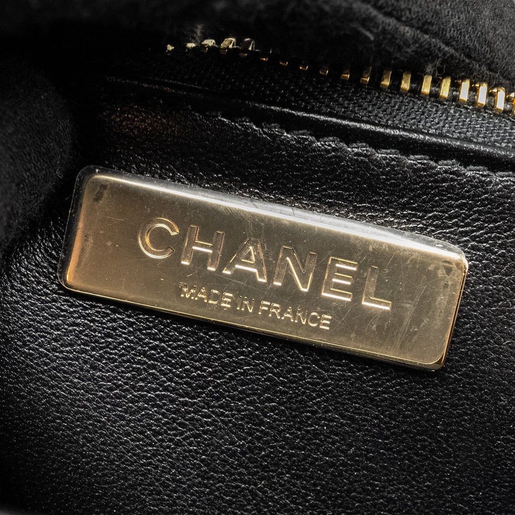Chanel Mini 31 Bag Patent Black/Yellow L (Microchip)