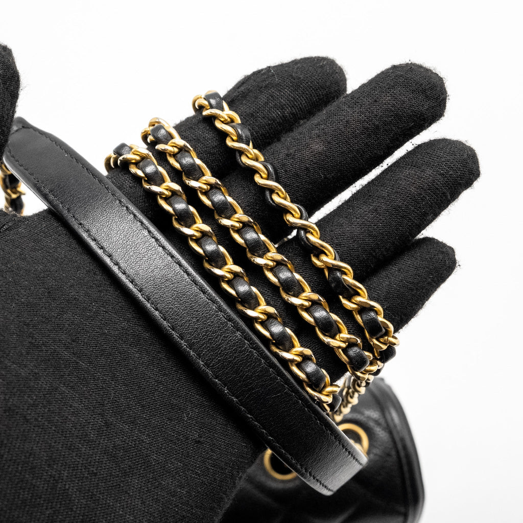 Chanel Filigree Flap Bag Caviar Black